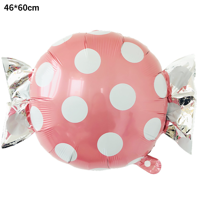 18 pulgadas ronda molino de viento globo espiral de aluminio bola Lollipop globo caramelo forma cumpleaños fiesta Decoración