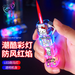 Flashy Lighter with Glowing Lights, Perfect Gift for Boyfriend or Girlfriend, Stylish and High-Quality Cartoon Pattern Creative Gift, Birthday Present