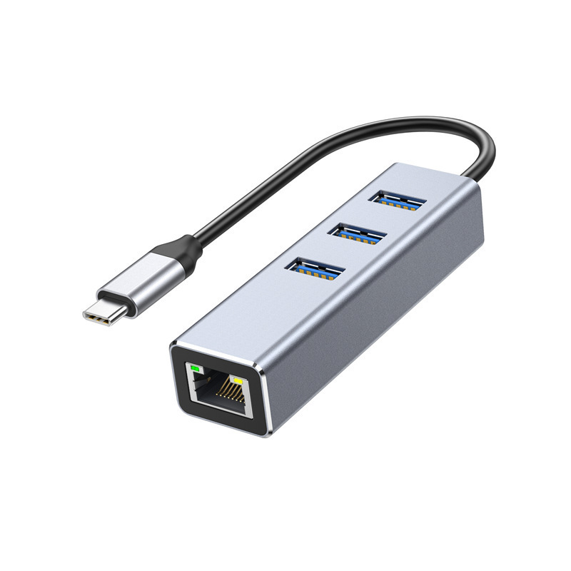 Usb転送RJ45 8153bドライブ不要ネットワークカード3台3.0usb HUB携帯電話パソコン外付けネットワークカード分割器|undefined