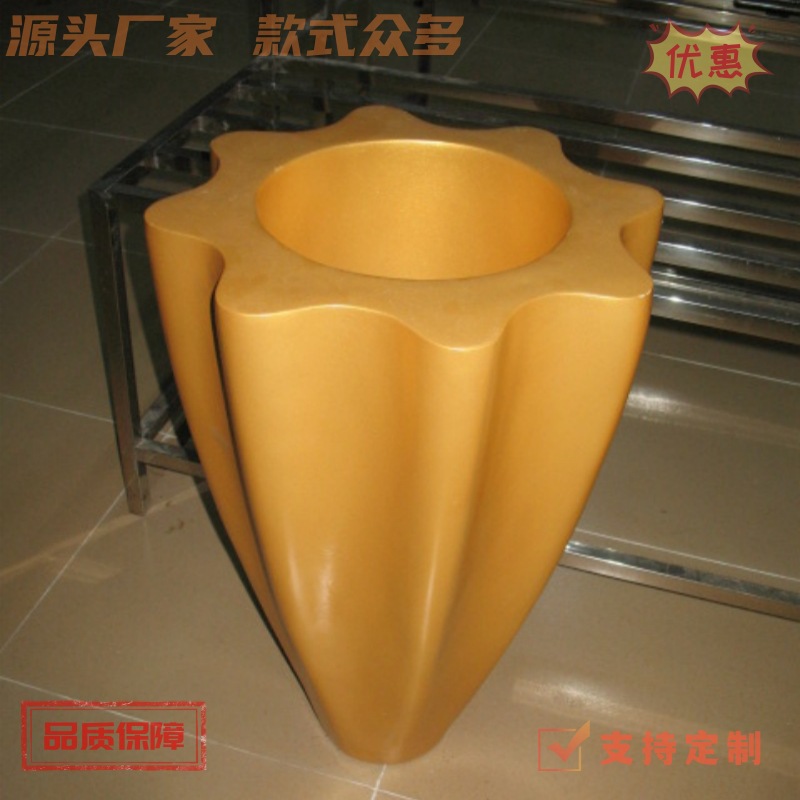 FPVC floral maceta de flores al aire libre de hoteles ventas interior vasijas de flores material resistente a la corrosión hecha a mano