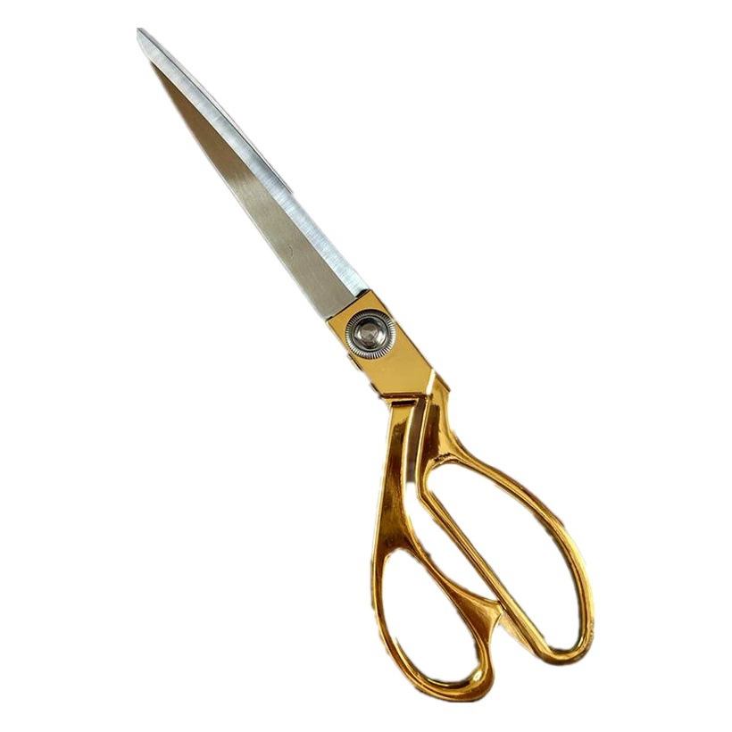Позолоченные портновские ножницы, зубные ножницы для одежды из цинкового сплава, 8 дюймов 9inch 10inch портновские ножницы, швейные ножницы, фабрика