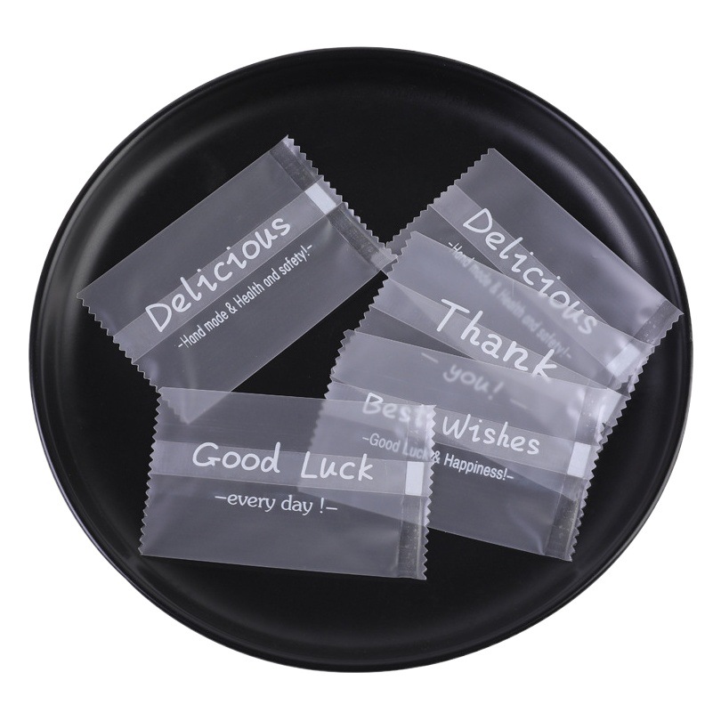 Bolsa de embalaje crujiente de copo de nieve inglesa esmerilada gruesa Bolsa de galletas de azufaifa de leche Bolsa de sellado de galletas de caramelo para hornear al por mayor