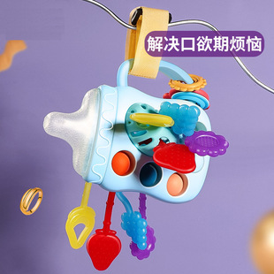 Tiktok's same feeding bottle Lala le baby pumping 0-1 year old baby 8 educational early education toys 6 Cross-border hot sale