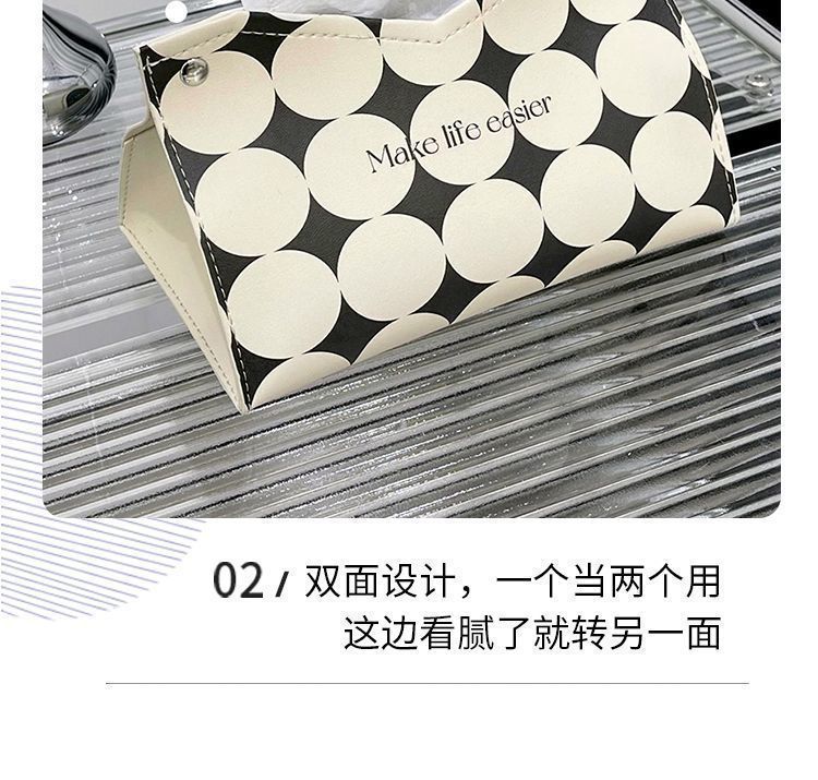 2025 New Accessible Luxury American Pastoral Style Tissue Box Home Desktop Storage Artifact Guest Dining Hotel Bedroom Coffee Table