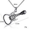 Accessory stainless steel, retro guitar, men's bottle opener, pendant, necklace, chain, wholesale, new collection