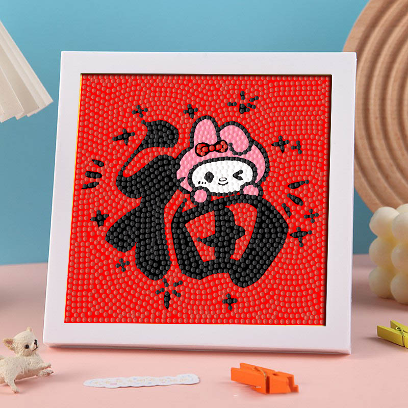 Diamante infantil DIY hecha a mano con material de marco paquete de dibujos animados Sanliou pegatinas de diamante regalo al por mayor pinturas de mampostería