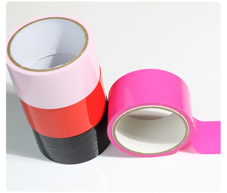 Electrostatic Bondage Tape for Couples, Red, 10 m x 5 cm, Glue-Free PP Restraint Tape — detail image 19