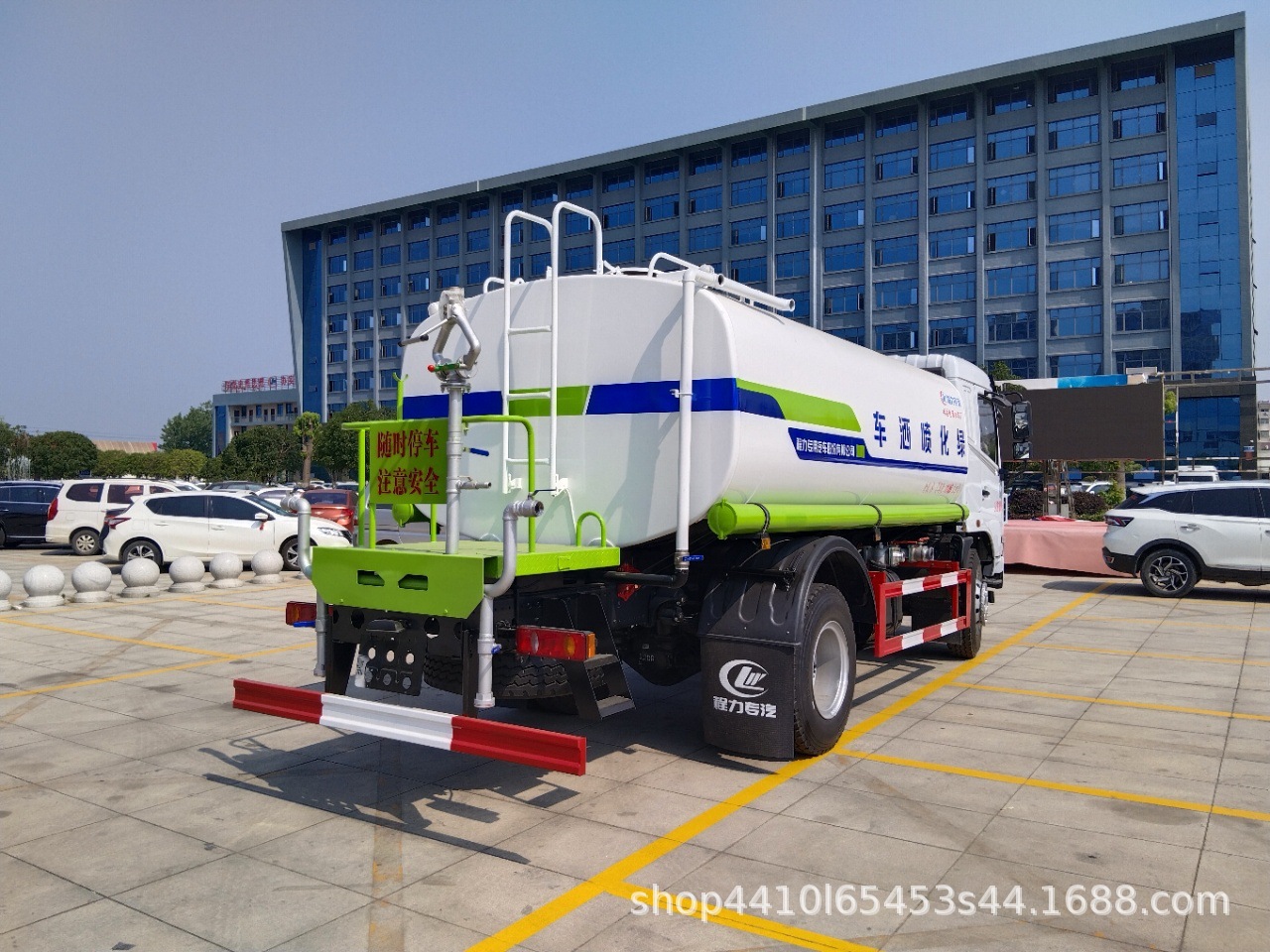Construction Site Engineering Dust Suppression Sprinkler Truck, Landscaping Irrigation Sprinkler Truck, National Vi Dongfeng 12 Cubic Meter Sprinkler Truck