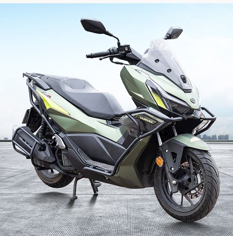 Suitable for Wuji Sr150R Scooter Front and Rear Bumper Guards, Exhaust Bars, Exhaust Covers, Modification Parts