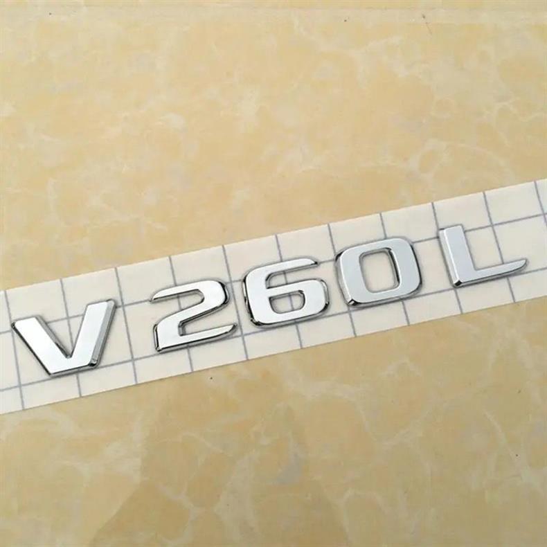 Mercedes-Benz V260L modified with Maybach VS680L tail emblem, VS980L lettering, and 560 car emblem, featuring English lettering