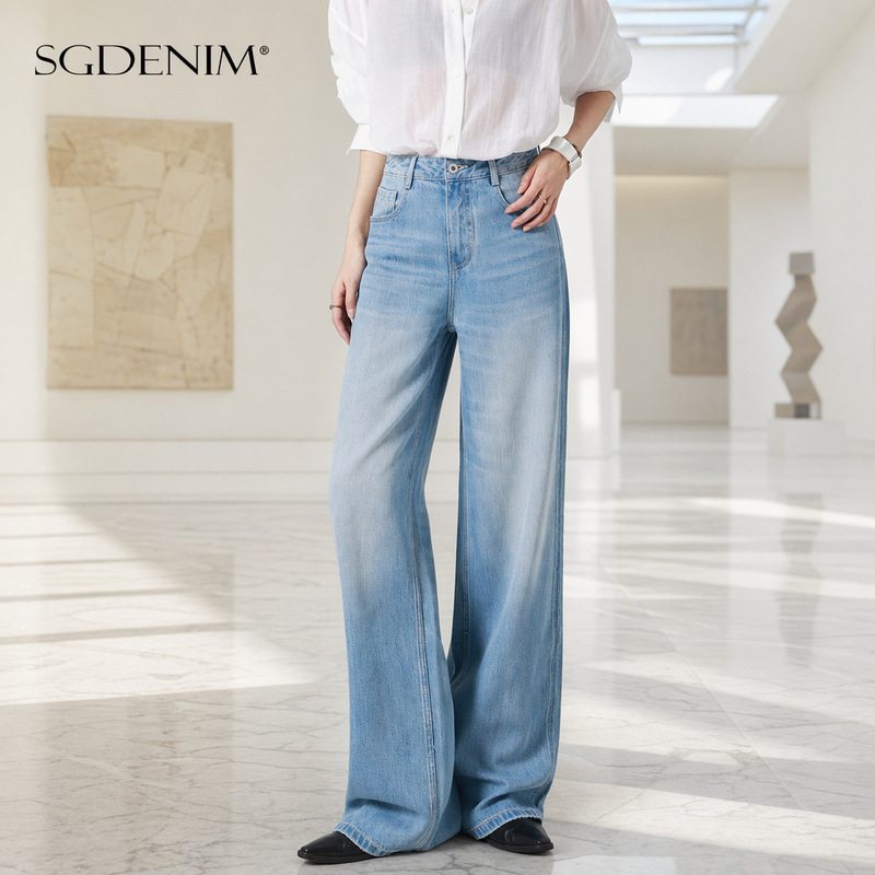 High-Waisted Wide-Leg Jeans for Women, 2026 Summer New Style, Loose Casual Long Pants, Elegant Commuter Pants for Women High-Waisted Wide-Leg Jeans for Women, 2026 Summer New Style, Loose Casual Long Pants, Elegant Commuter Pants for Women