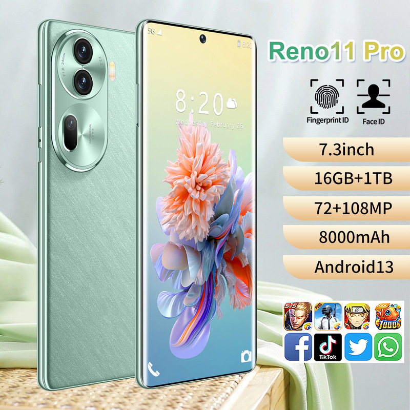 Cross-Border Export 5g Mobile Phone Reno11 Pro New 16G+1T Smartphone High Configuration All-In-One Large Battery Cross-Border Export 5g Mobile Phone Reno11 Pro New 16G+1T Smartphone High Configuration All-In-One Large Battery