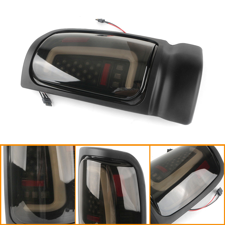 Aplicable a Dodge 94-02RAM1500 2500 conjunto de luces traseras modificado LED luces de marcha atrás luces de freno