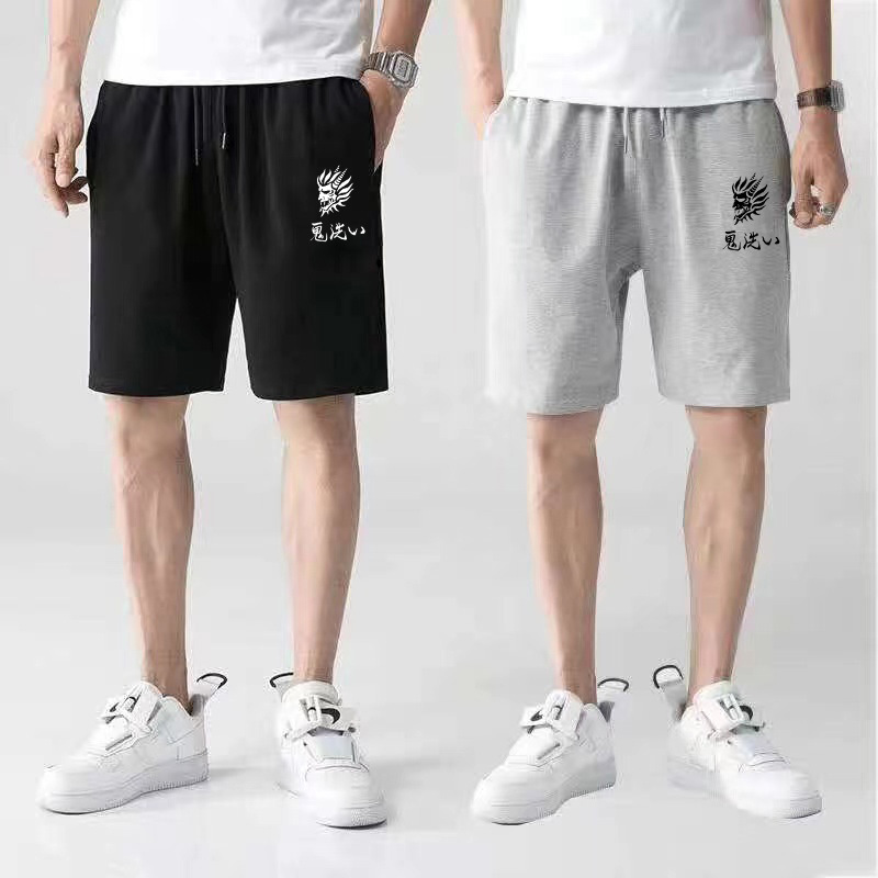 Heavy Shorts Men's Summer Cotton Outer Wear Loose Straight Pants Trendy Brand Mid-length Pants Sports Casual Pants Heavy Shorts Men's Summer Cotton Outer Wear Loose Straight Pants Trendy Brand Mid-length Pants Sports Casual Pants