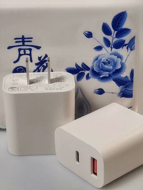 Двойное зарядное устройство PD10W для мобильных телефонов Android с быстрой зарядкой Type-C, подходит для зарядной головки Apple 1213USBQC3.0