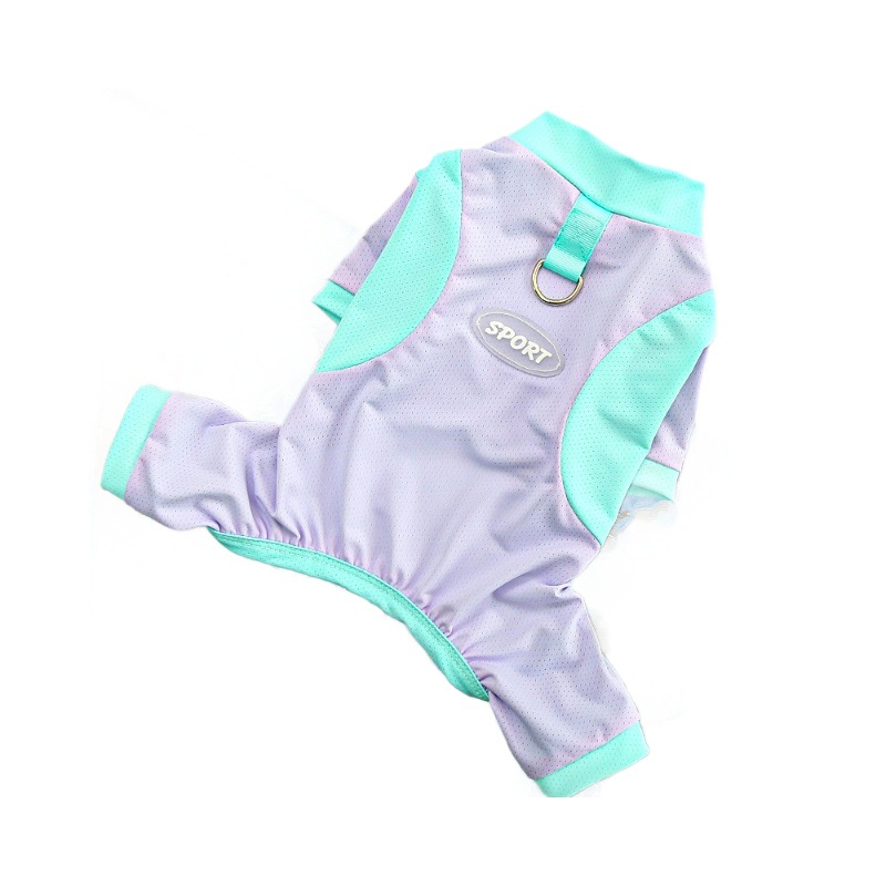 Gato todo incluido de cuatro patas de primavera y verano suministros para perros grandes gato de seda de hielo chaleco para gatos protección solar ropa para perros ropa para mascotas