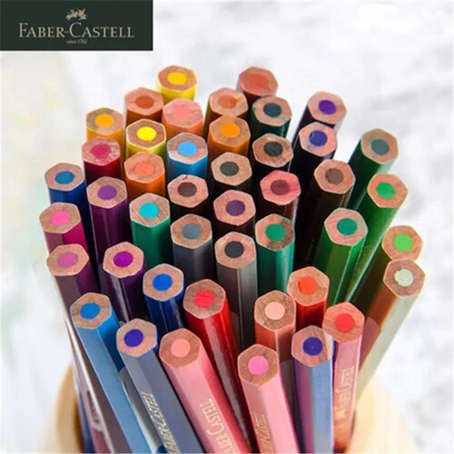 German Faber-Castell single color lead water-soluble color pencil single complement 72 colors white gold flesh color silver