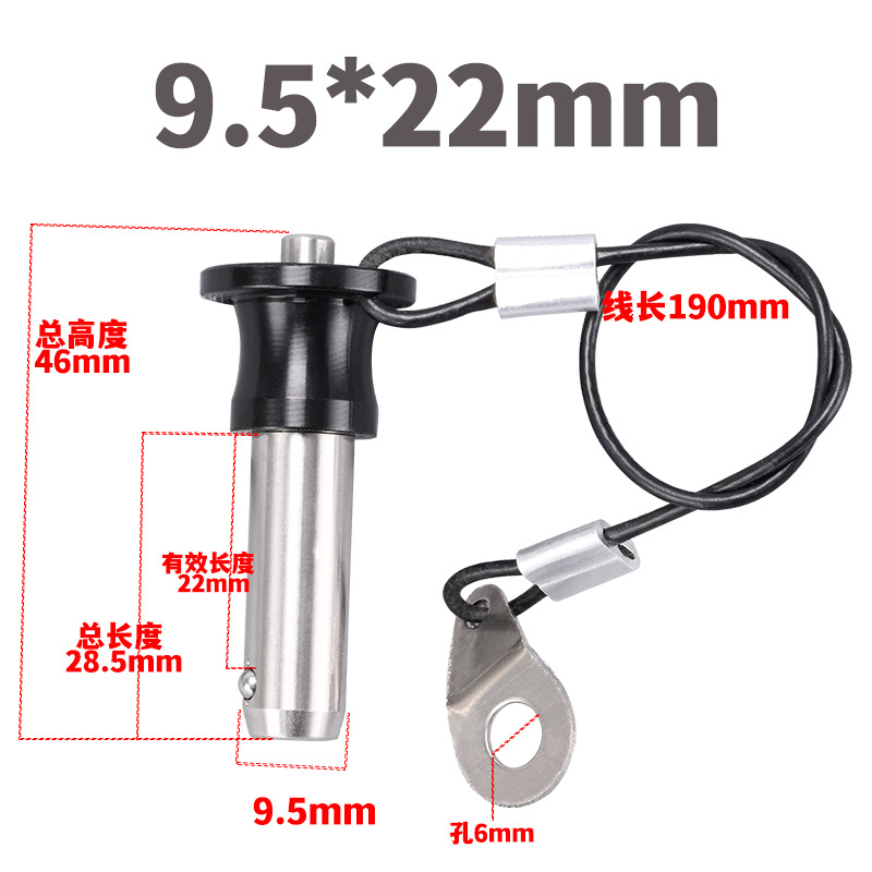 Matriz lineal profesional de sonido pin 810 12mm bola de bloqueo pin de posicionamiento pin de inserción rápida índice de liberación rápida pin