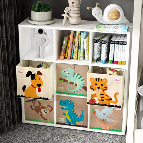 Storage box cartoon children's toy storage basket baby clothing storage box home use storage box clothing storage