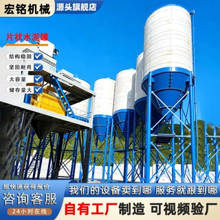 片状散装水泥罐片装水泥仓立式水泥仓粉剂储罐散装水泥粉煤灰料仓