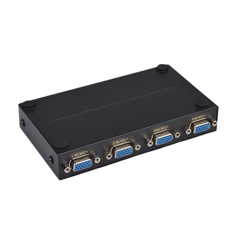 FJ-15-4 VGA переключатель четыре в одном хост 4 хоста общей монитор без проводки