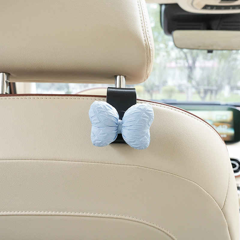 Gancho de coche de dibujos animados Gancho de coche de almacenamiento de acabado de bricolaje creativo Gancho de decoración conveniente en la parte posterior del asiento del coche