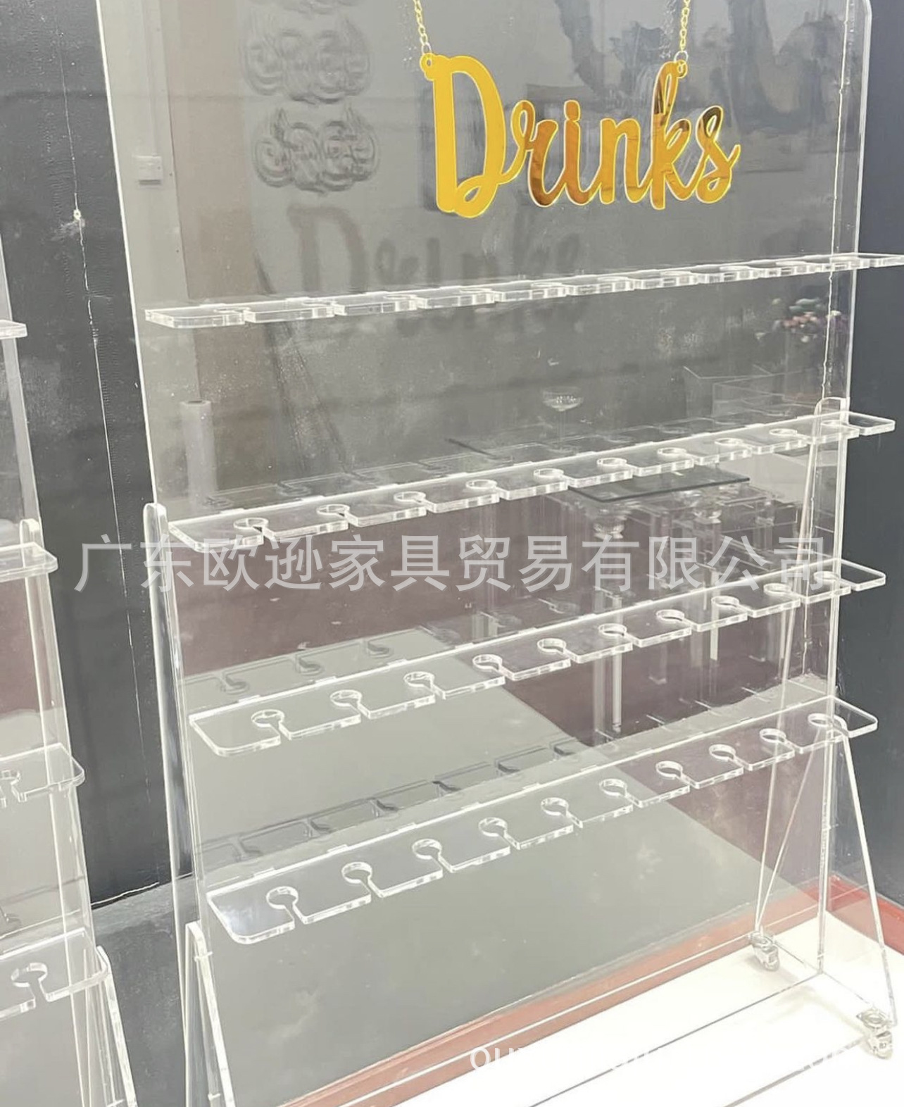 透明亚克力香槟架宴会婚庆鸡尾酒杯架