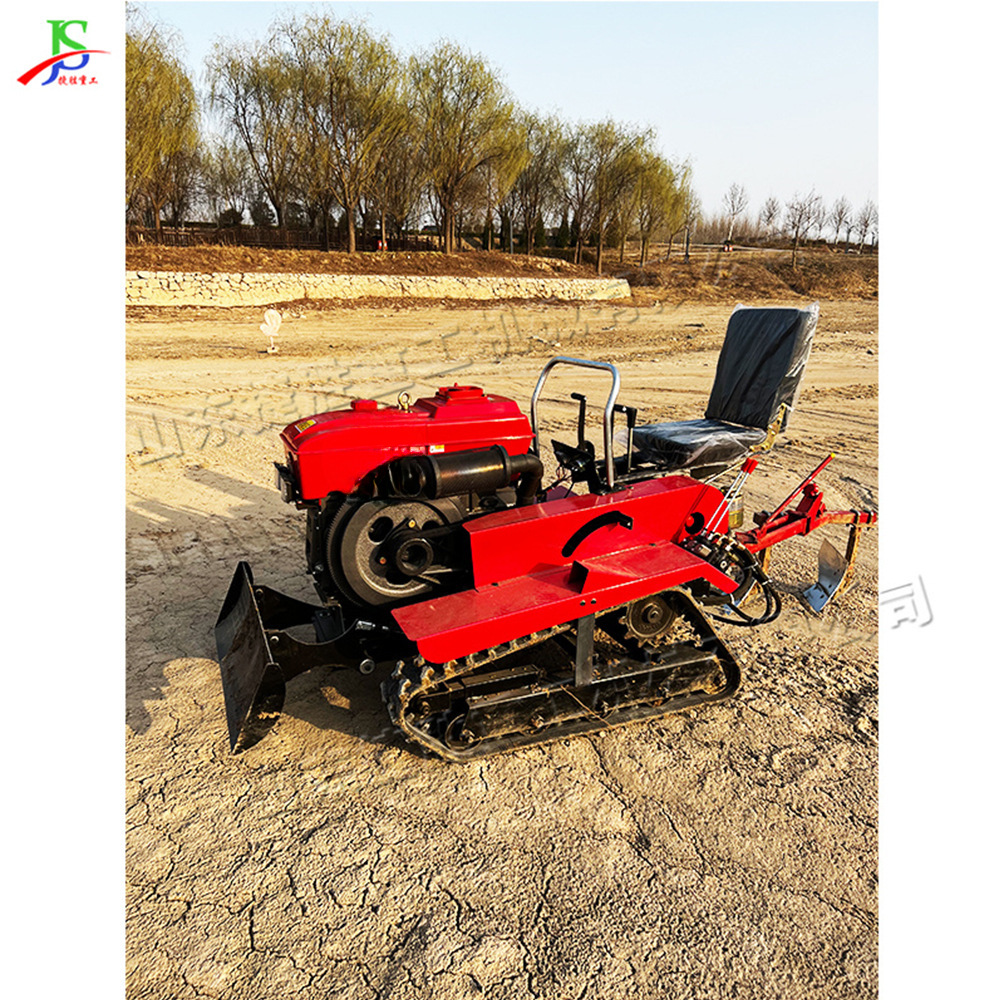 agrícola tipo conductor de orugas micro-cultivador cultivador giratorio de tierras de cultivo de montaña de llanura pequeña zanja cultivadora de campo