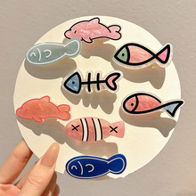 混批爆款网红夜市广场摆摊一元发夹卡通仿真发饰混发少量模式批发