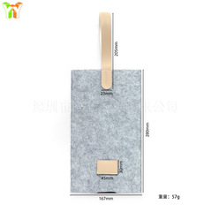 Felt Hand-held Red Wine Bag Single Wine Handbag Beverage Packaging Hand-held Bag Brandy Liquor Gift Bag