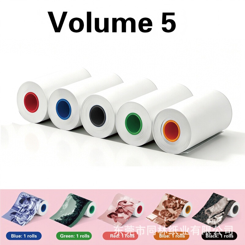 Polaroid 57*30mm Photo Printing Paper, Popular Dual-Color Thermal Paper, Compatible with All Children's Cameras Polaroid 57*30mm Photo Printing Paper, Popular Dual-Color Thermal Paper, Compatible with All Children's Cameras