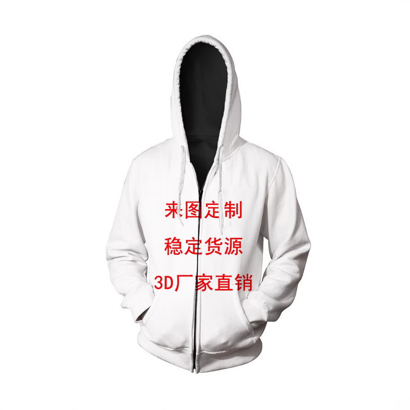 Europa y América, la imagen fija zhi camiseta suelta para hombres y mujeres 3D impresión digital cuello redondo manga corta sudadera casual con capucha suéter de cuello redondo