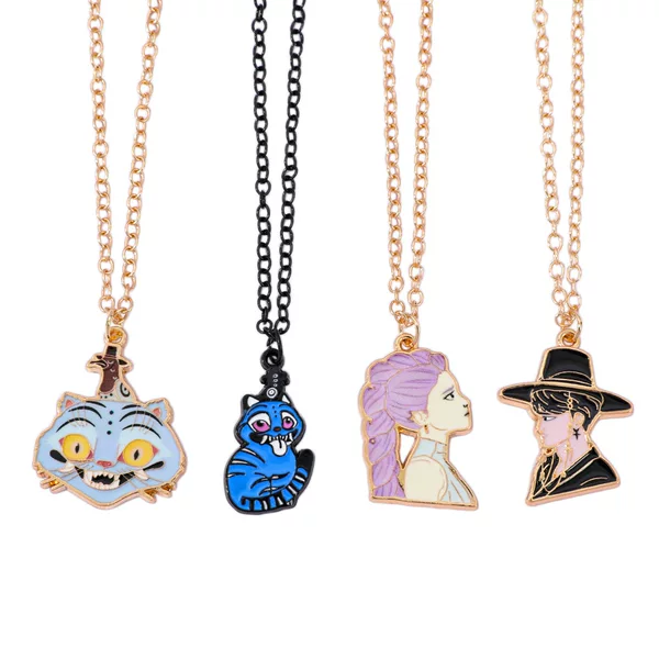 Fashion Trend Witch Hunt Group Rumi Qin Yu Oil Drop Alloy Pendant Necklace Elegant Personality Necklace Jewelry