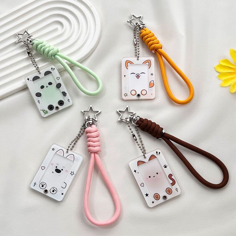 Fun Animal Photo Frame Keychain Acrylic Slider 1.0inch Photo Card Holders Wholesale Photo Storage Pendant Fun Animal Photo Frame Keychain Acrylic Slider 1.0inch Photo Card Holders Wholesale Photo Storage Pendant