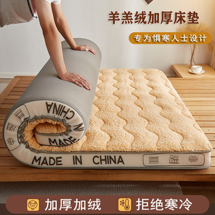 Lambswool thick mattress soft cushion home bedroom mat special tatami mat for rental student dormitory single