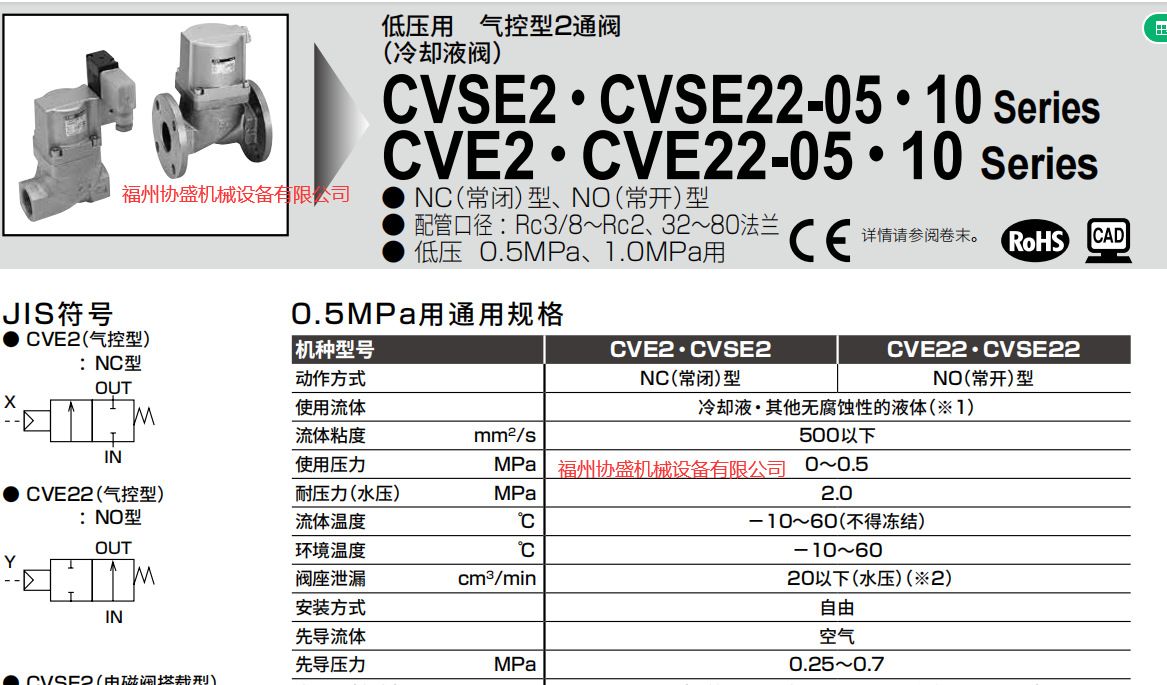 CVSE2-25A-05-02HS-3，CKD电磁阀等现货销 售