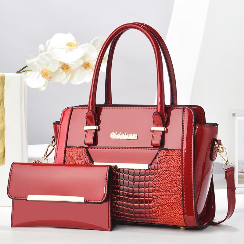 Bolso de mujer de comercio exterior, bolso de mano de moda de alto nivel, bolso de mano de estilo retro europeo y americano, bolso de hombro de tendencia inclinado.