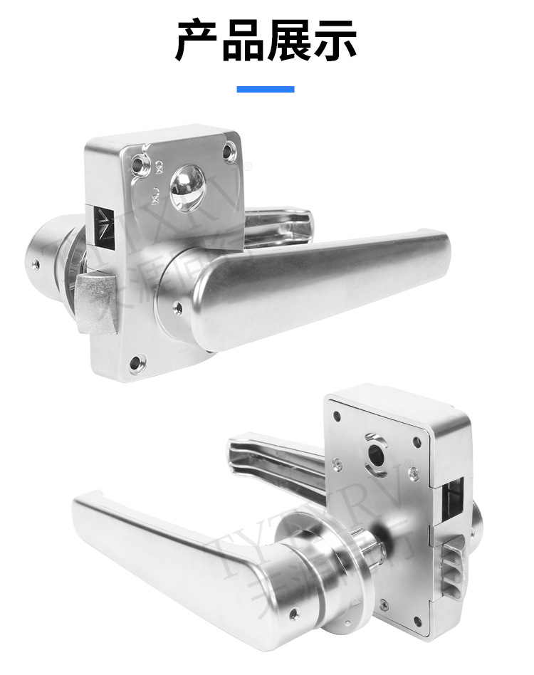 Popular Rv Modification Parts, Aluminum Travel Trailer, Bathroom Door Lock, Bathroom Lock Without Anti-Lock Function, Handle
