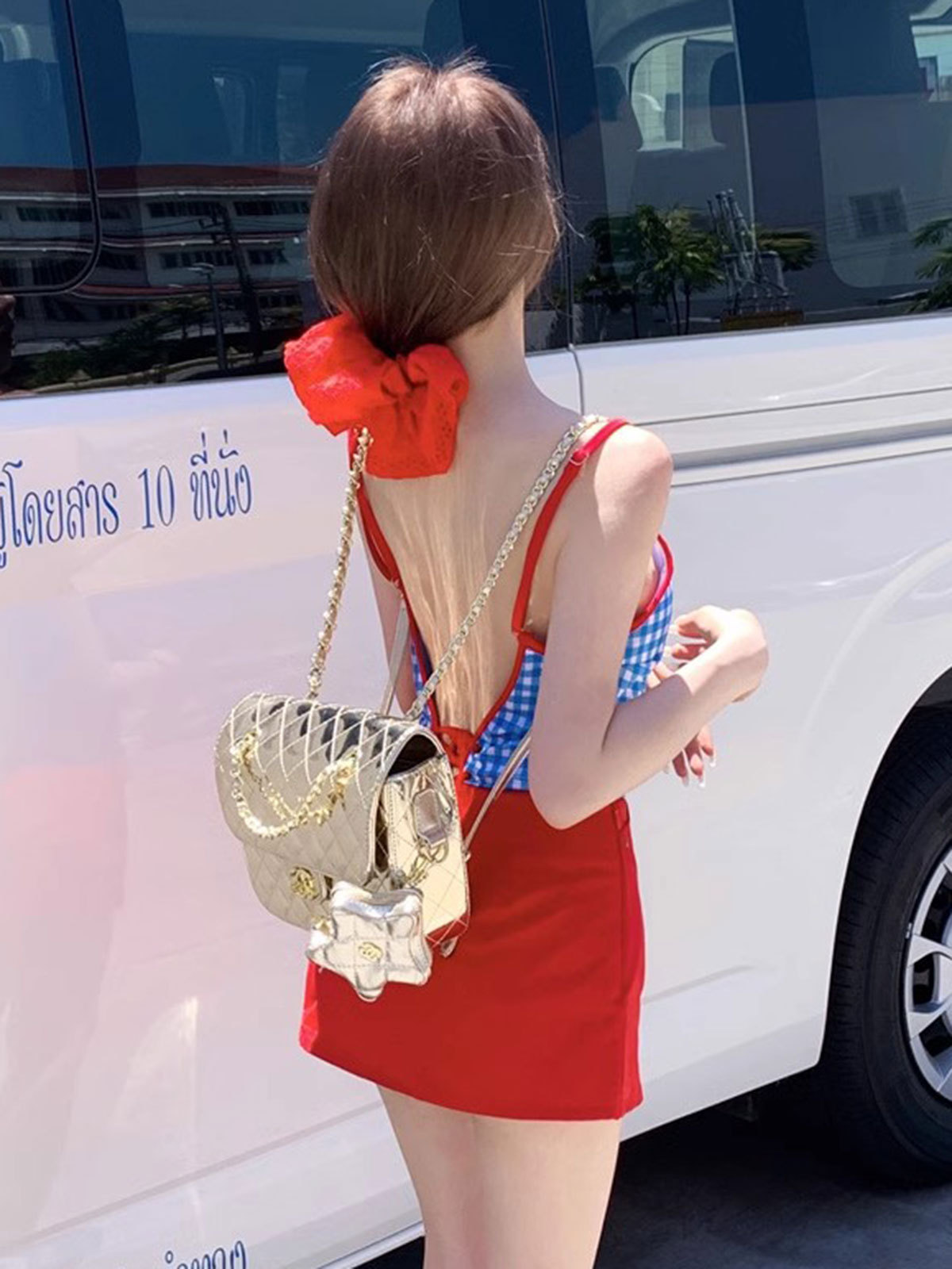 Trajes de baño de mujer de agua termal retró retrogrado conjunto de dos piezas unido para niñas gordas cubrir el estómago puro quiere conservadores vacaciones en la playa