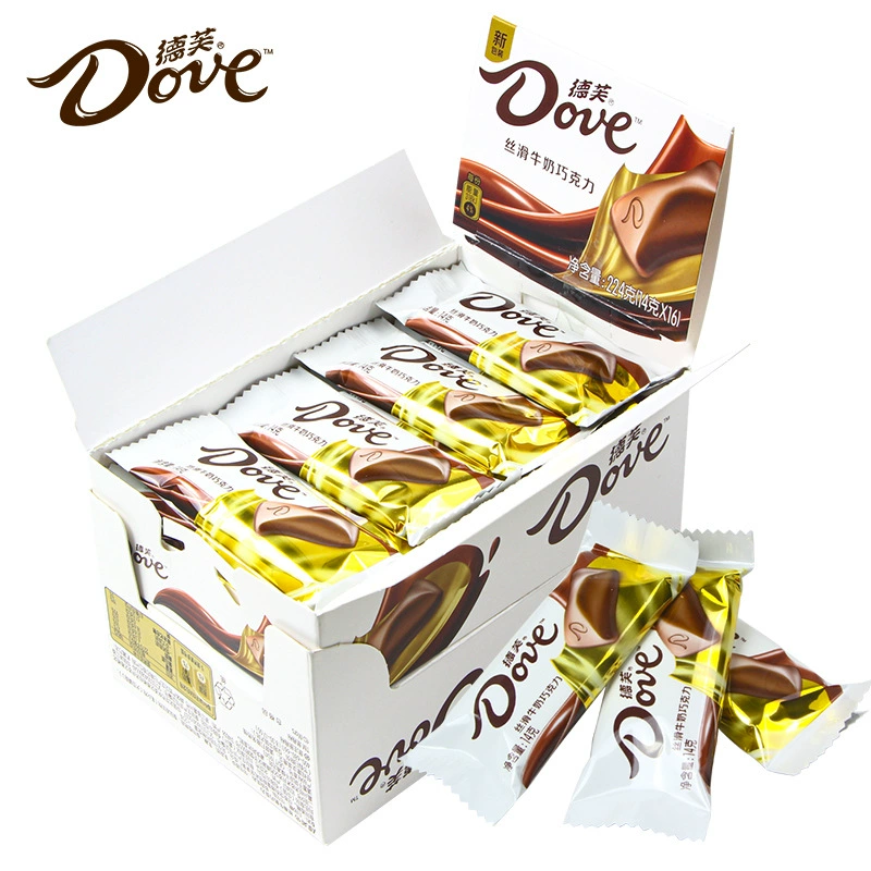 14г шелковистый молочный шоколад Dove свадебный сувенир свадебные конфеты оптом закусочные конфеты