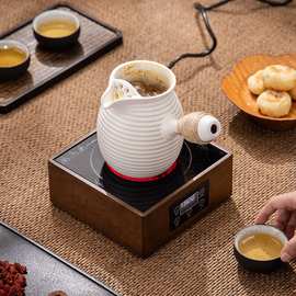 围炉煮茶家用室内全套罐罐茶煮茶器具网红小型电陶炉陶壶烤奶茶壶