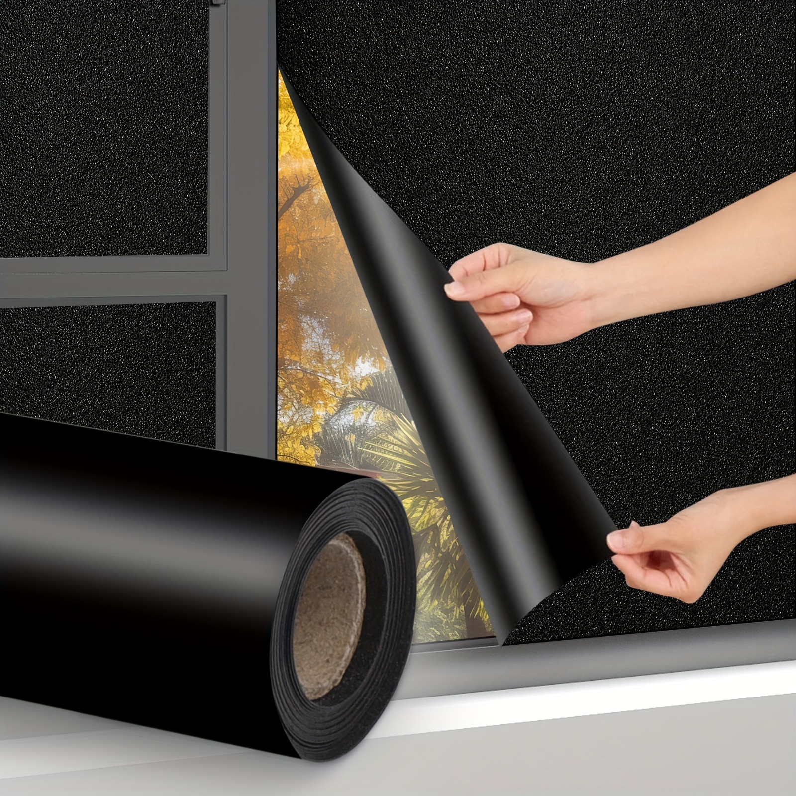 2025新款跨境代发耐用磨砂隐私窗膜防静电uv跨境跨境代发