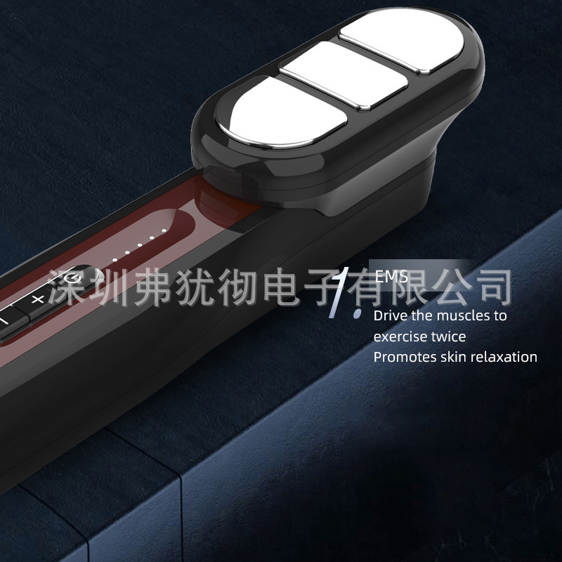 クロスボーダー導入液青赤色光微育毛櫛多機能EMS微電流経絡電動マッサージ櫛頭皮|undefined