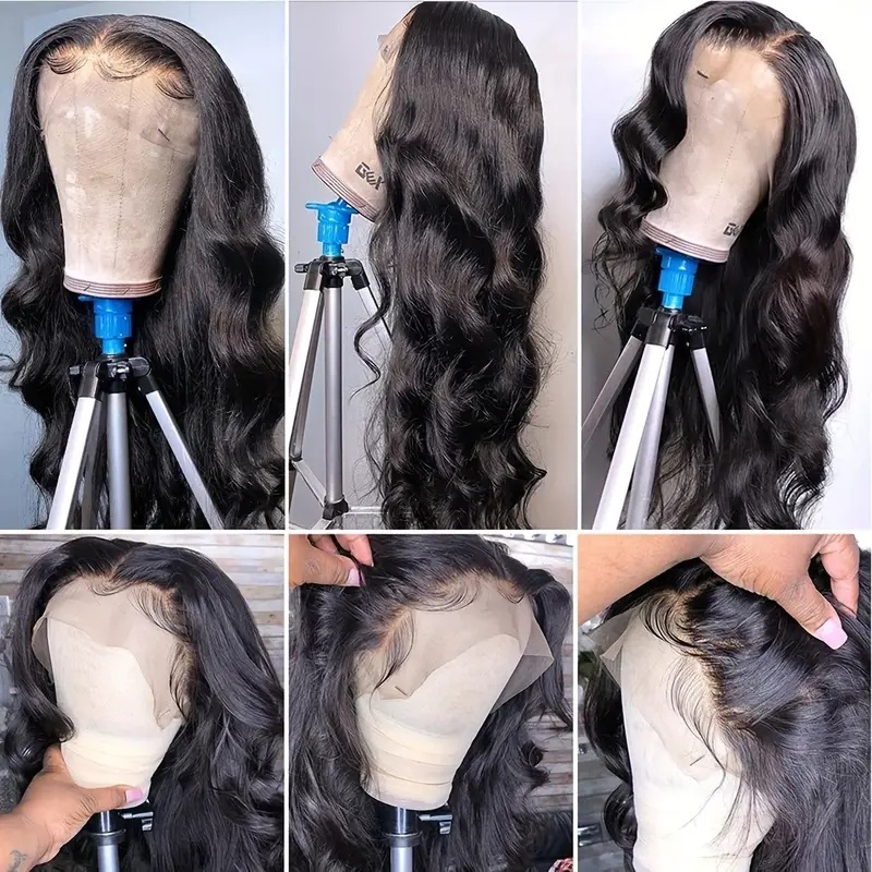 Fashion Lace Wavy Curls Synthetic Wig European American Style Average Size High Temperature Lace Short Medium Long Curly Hair Extension_voghion.com