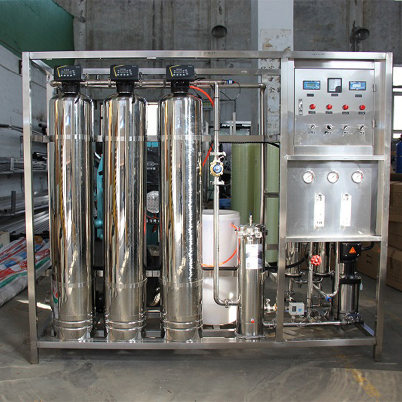 Equipos de ósmosis inversa industriales a gran escala equipos de tratamiento de agua filtros de agua de pozo equipos comerciales de agua pura de gran caudal
