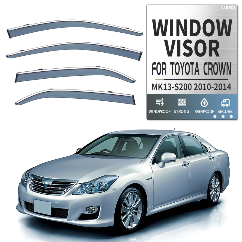 Suitable for Toyota CROWN rain shield rearview mirror rain eyebrow side Window deflector CROWN Window visor