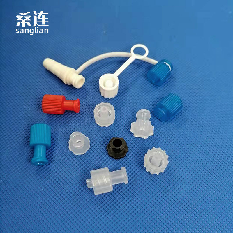 Luer Male and Female Plug Syringe Syringe with Connector Cap Plug External Spiral Thread Luer Connector Plug