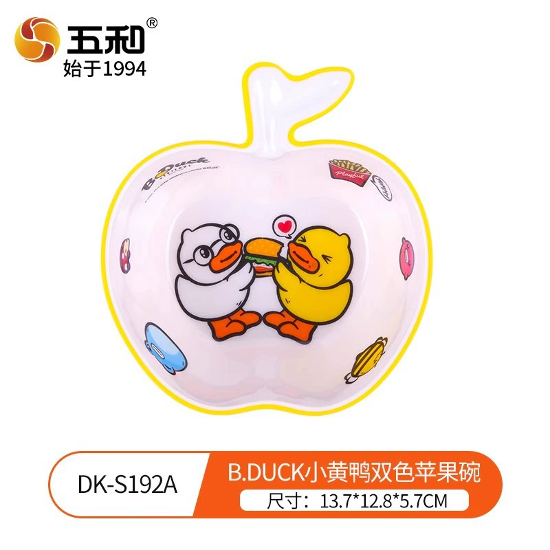 Детская мультяшная миска, ёмкость 400 мл, детские рисунки (Hello Kitty, B.Duck, Unicorn)