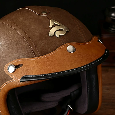 Retro Helmet PU — Universal Auto Parts and Accessories
