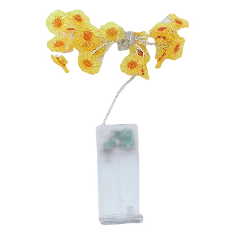 Transfronteriza popular irlandés Festival Lámpara decorativa lámpara de alambre de cobre trébol mariposa flor LED Cadena de luz